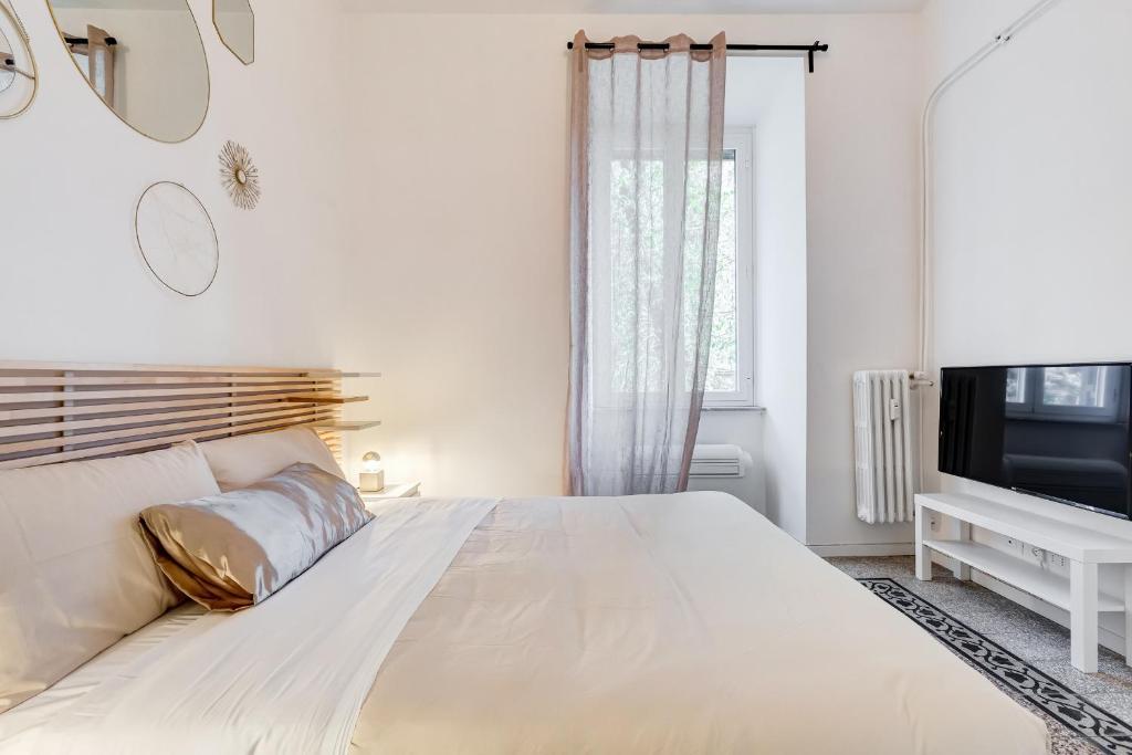 Telewizja i/lub zestaw kina domowego w obiekcie BDC - Termini Sun Apartment