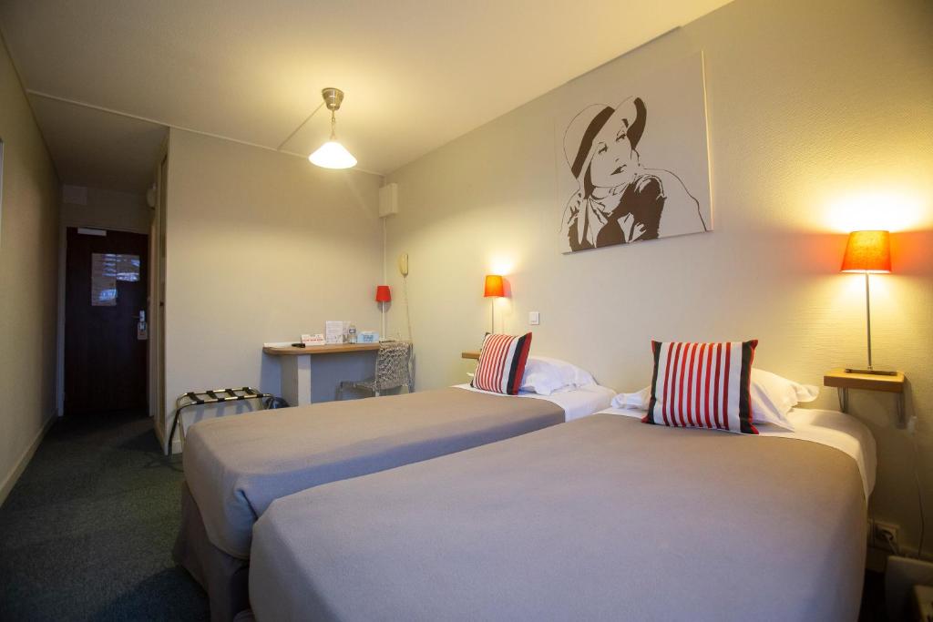 Logis Hotel Epi d'Or - Chambre Lits Jumeaux