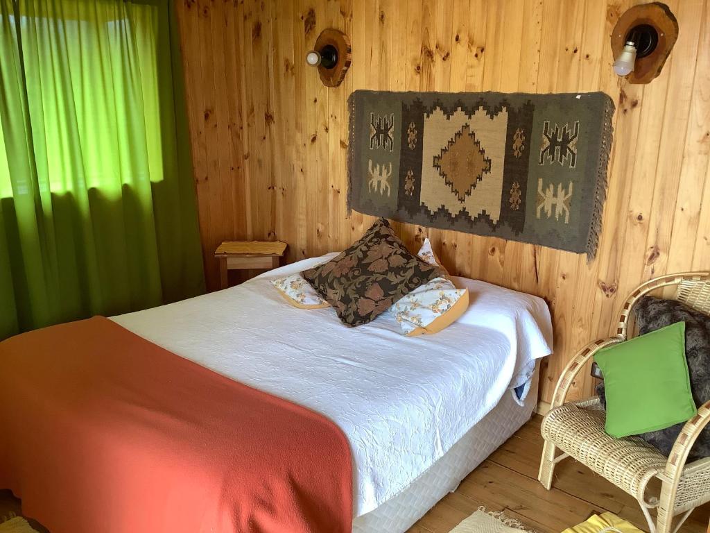 Postel nebo postele na pokoji v ubytování Lomita Quebrada