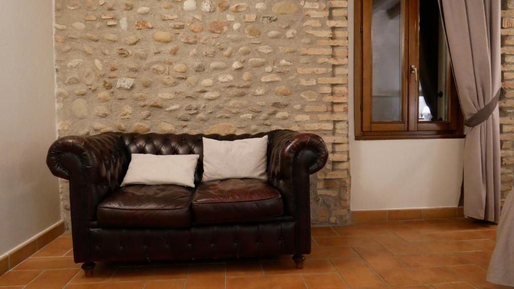 Posezení v ubytování Hotel La Valle