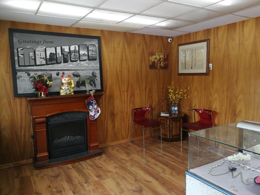 Posezení v ubytování Star Motel