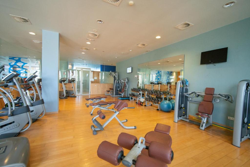 Posilňovňa alebo fitness centrum v ubytovaní Hotel Valle del Este