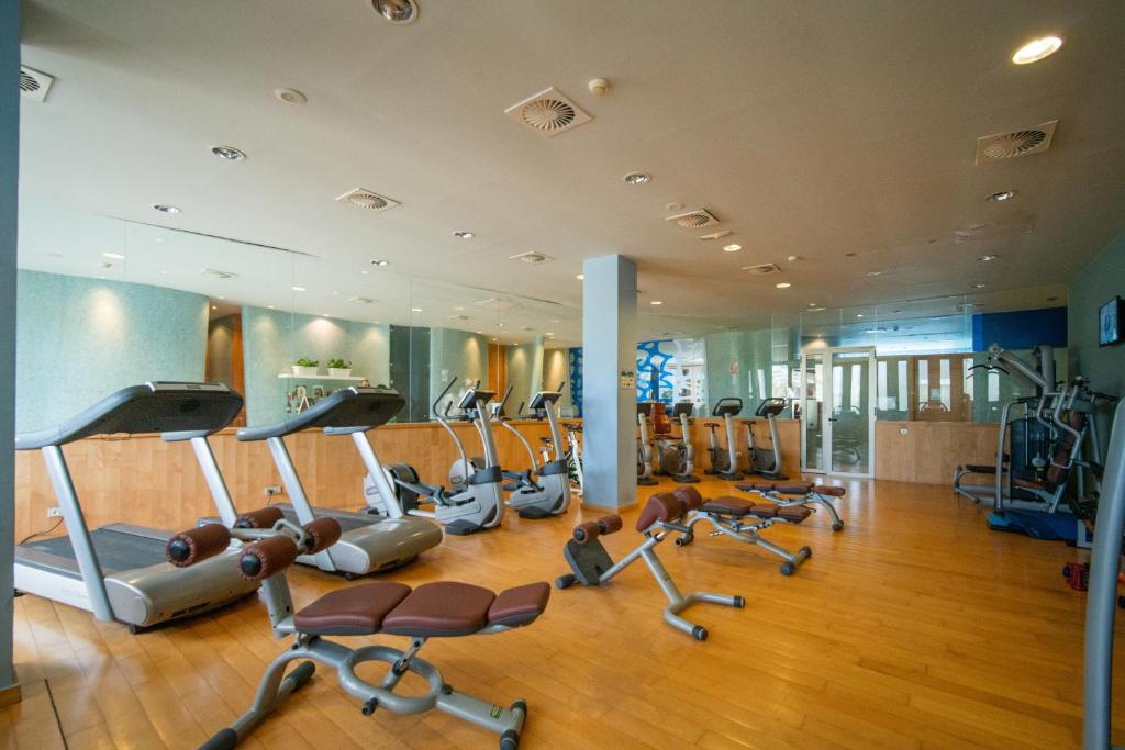 Posilňovňa alebo fitness centrum v ubytovaní Hotel Valle del Este
