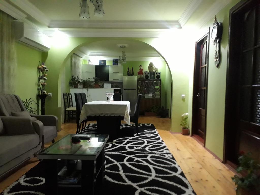 Posezení v ubytování Guest House Karati