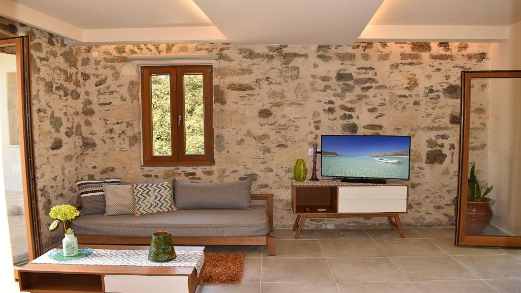 Telewizja i/lub zestaw kina domowego w obiekcie Platanus House