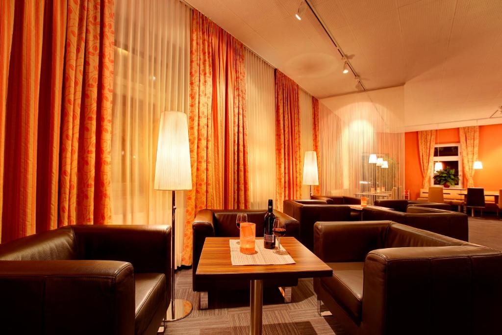 Posezení v ubytování Strandhotel Alte Donau