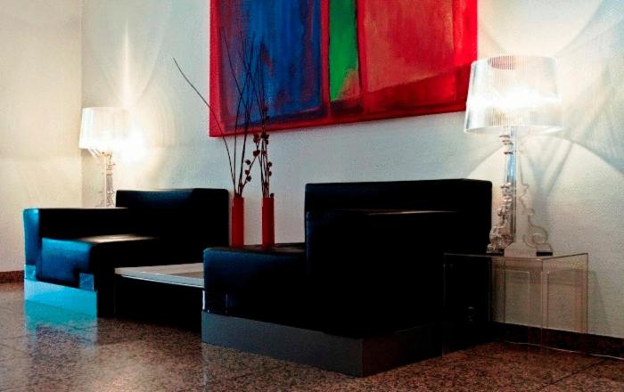 Posezení v ubytování Hotel Topas Frankfurt City