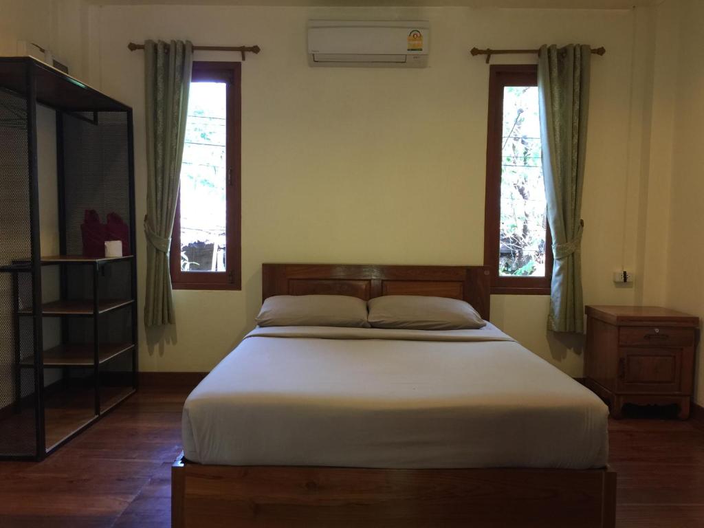 Postel nebo postele na pokoji v ubytování Pai Loess Resort