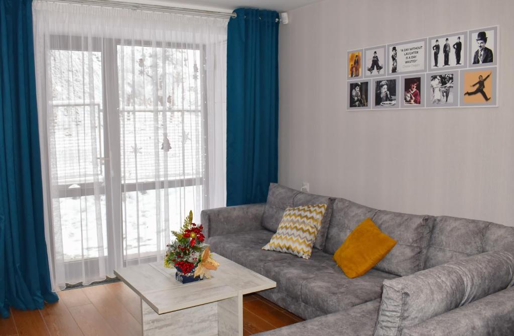 Posezení v ubytování Bakuriani Park Residence Apartment #3