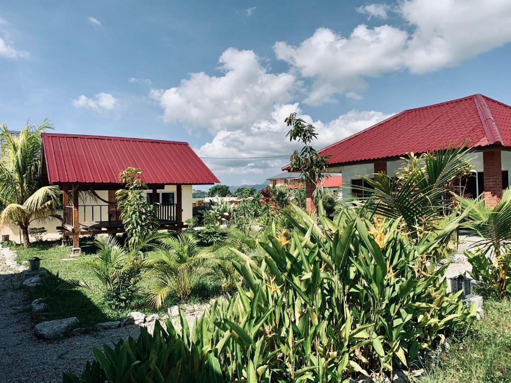 Zahrada ubytování Kawah Padi Garden Villa Langkawi