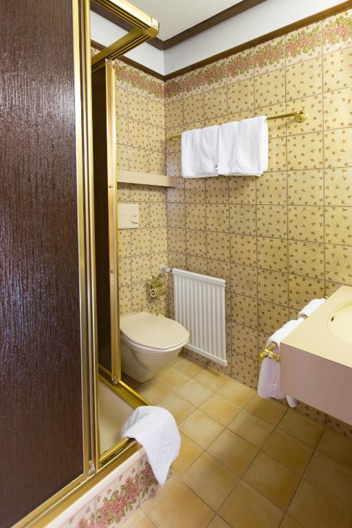 Koupelna v ubytování Schlosshotel Dörflinger