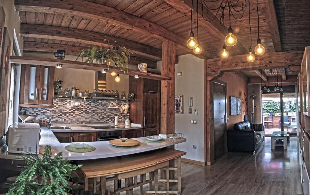 Posedenie v ubytovaní Apartamentos Sabor Rural II