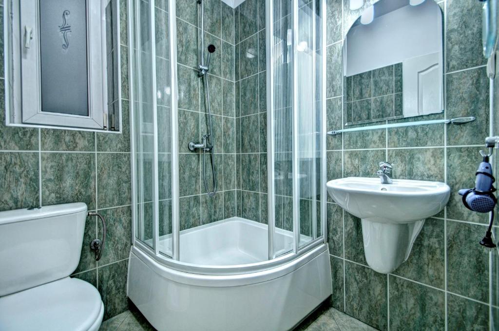 Kúpeľňa v ubytovaní Apartamenty Pod Baranami