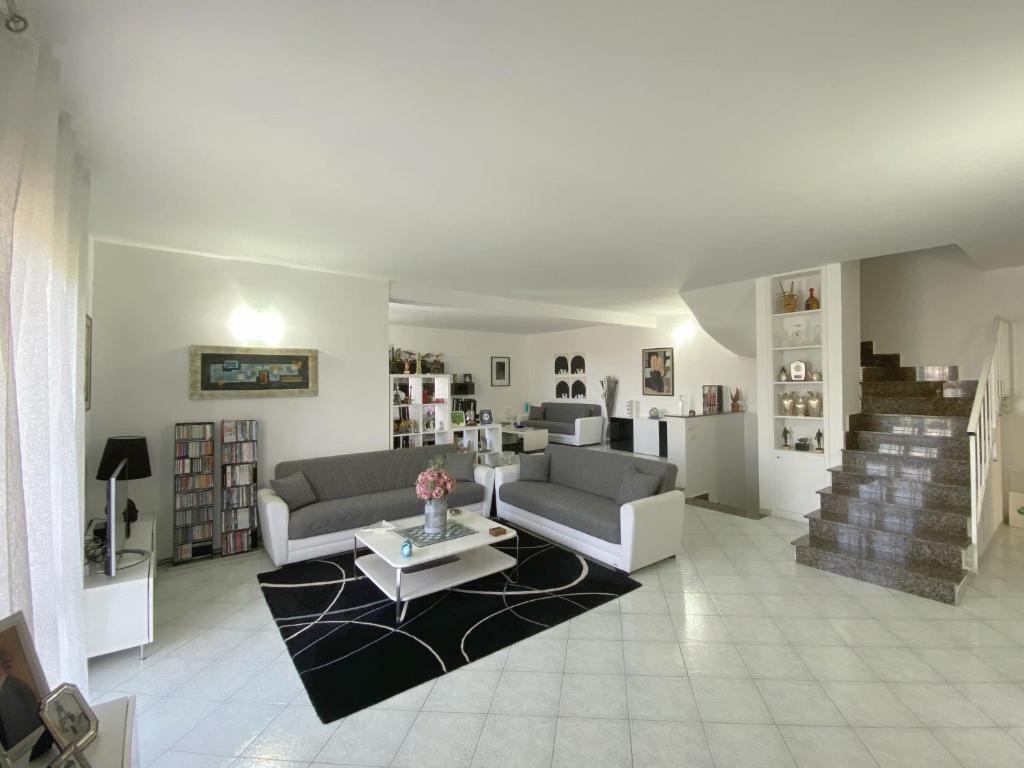 Posezení v ubytování B&B Il Moai