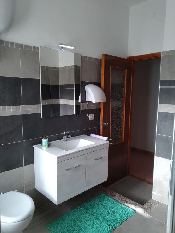 Koupelna v ubytování B&b Aloysia