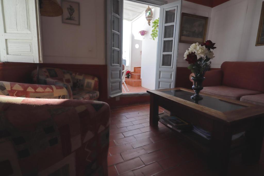 Posezení v ubytování Casa Hadriano