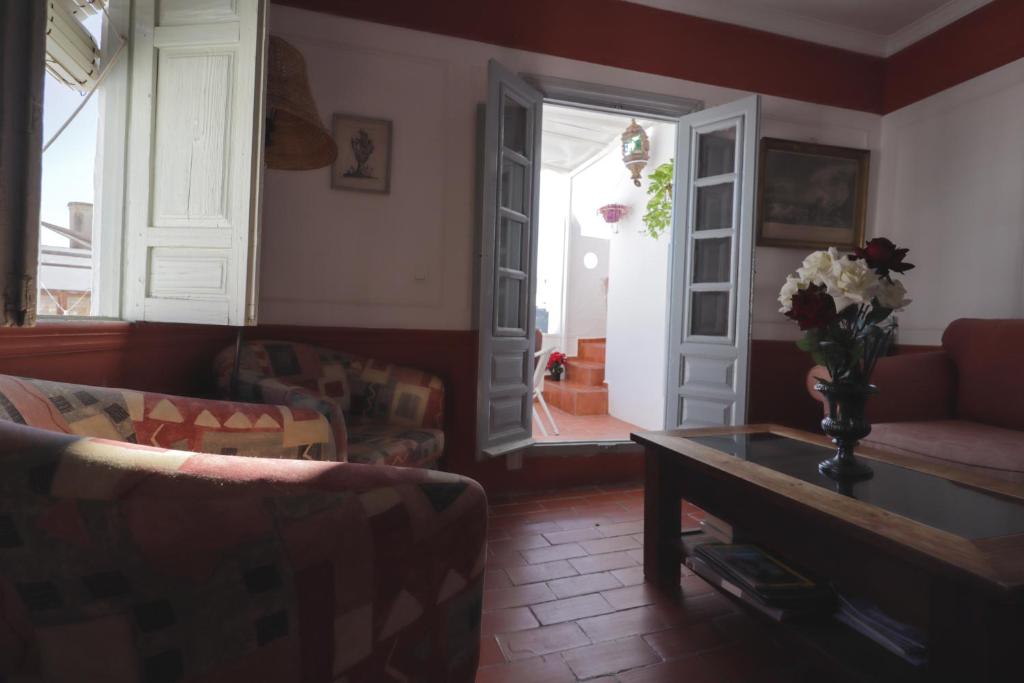 Posezení v ubytování Casa Hadriano