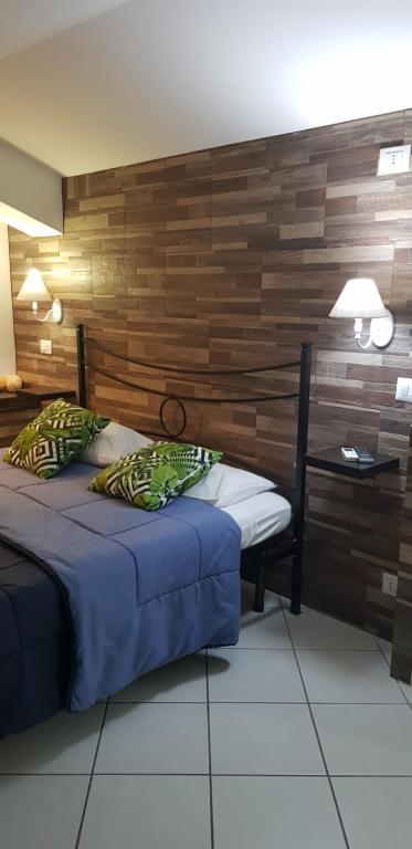 Postel nebo postele na pokoji v ubytování Casa Aurora