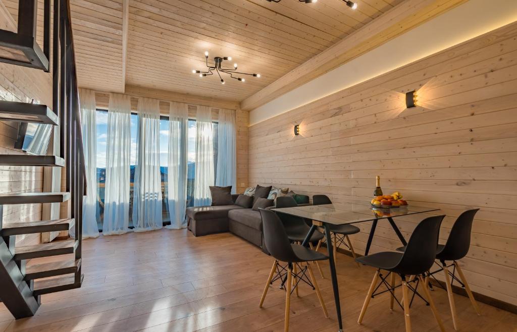 Posezení v ubytování GVC 3-room 422 New Gudauri