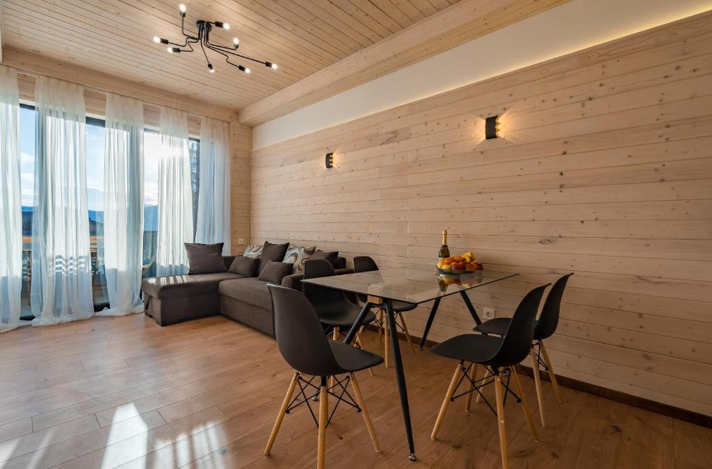 Posezení v ubytování GVC 3-room 422 New Gudauri