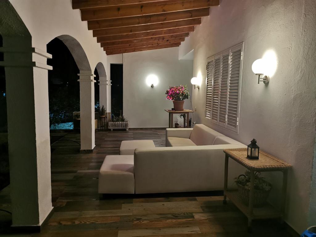 Posezení v ubytování Villa PaloMayor