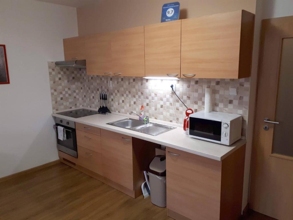 Kuchnia lub aneks kuchenny w obiekcie Bohemica Apartments