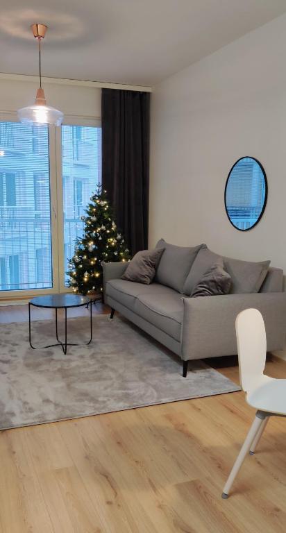 Posezení v ubytování Lapland Arctic Apartments