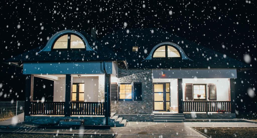 Casa Românească v zimě