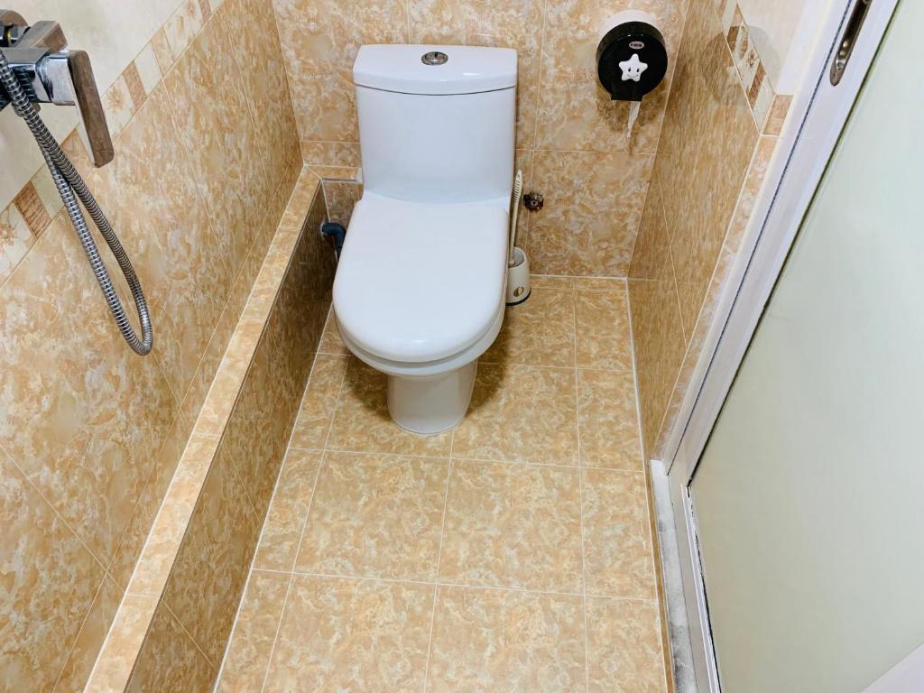 Koupelna v ubytování Victoria Inn