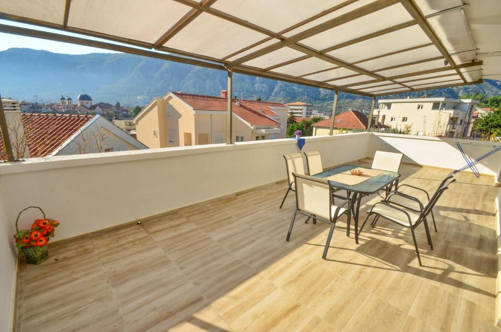 Un balcón o terraza en Tea