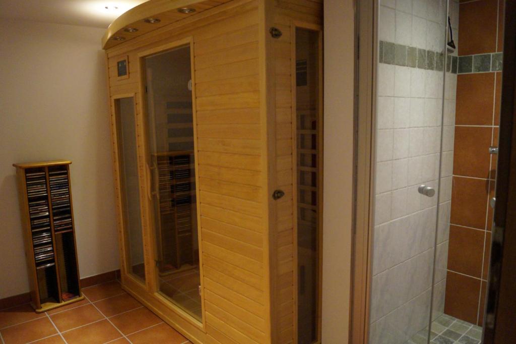 Koupelna v ubytování Pension Anneliese