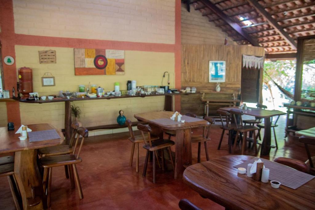 Restaurace v ubytování Pousada Aruana