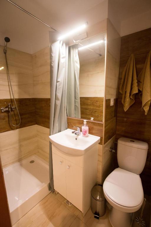 Kúpeľňa v ubytovaní Noclegi u Gabrysi