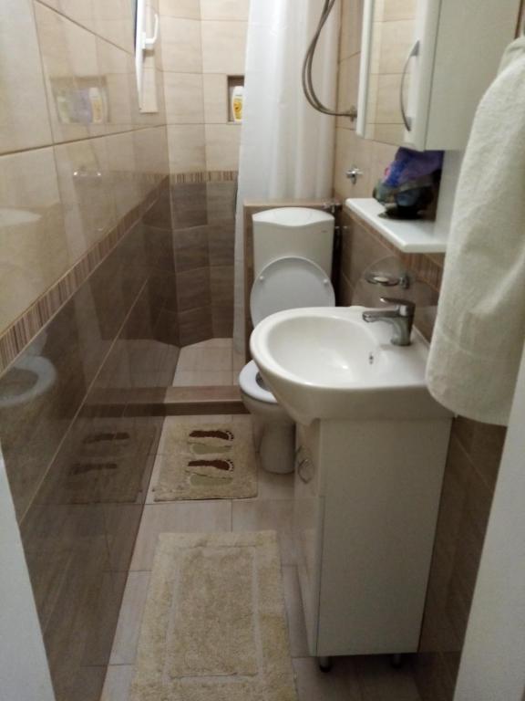 Koupelna v ubytování Vila I