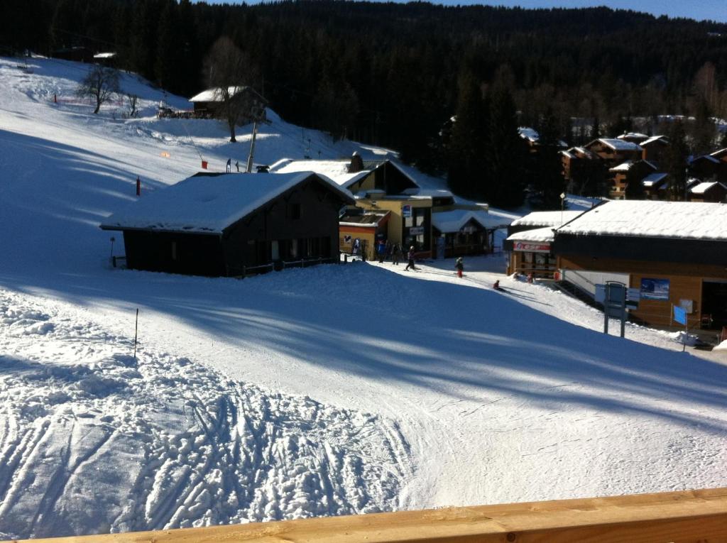 L'Eden Ski aux Pieds v zimě