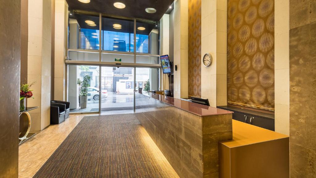 Vstupní hala nebo recepce v ubytování Auckland Harbour Suites