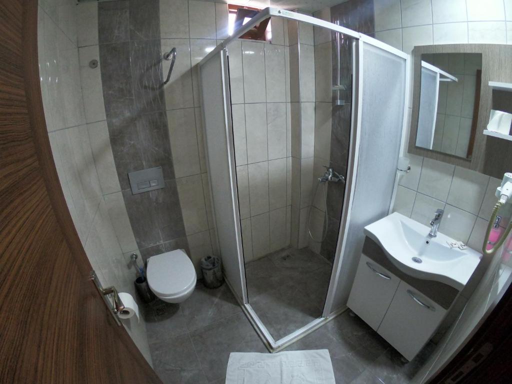 Koupelna v ubytování Bellamaritimo Hotel