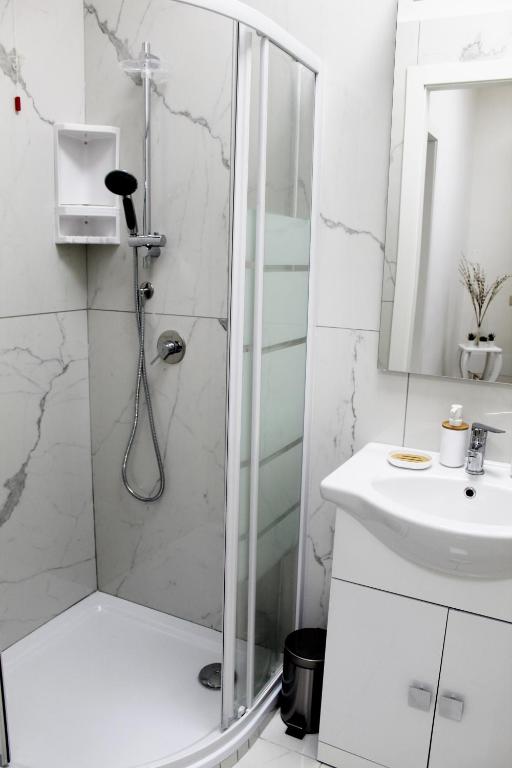 Kúpeľňa v ubytovaní Conforti Apartment