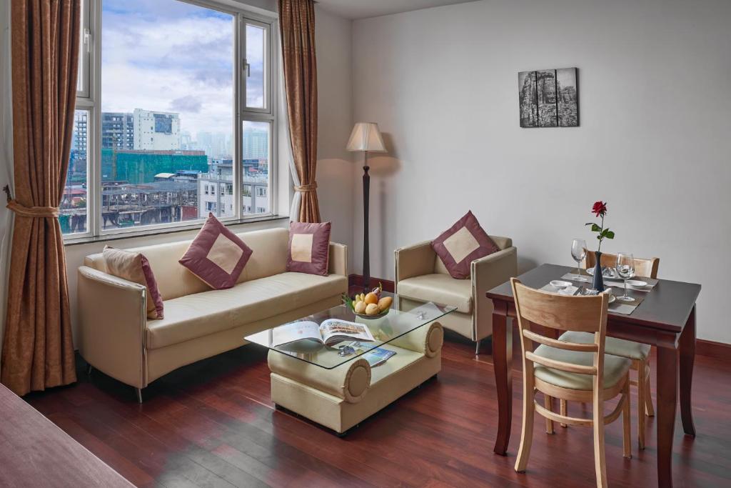 Posezení v ubytování Phnom Penh Katari Hotel