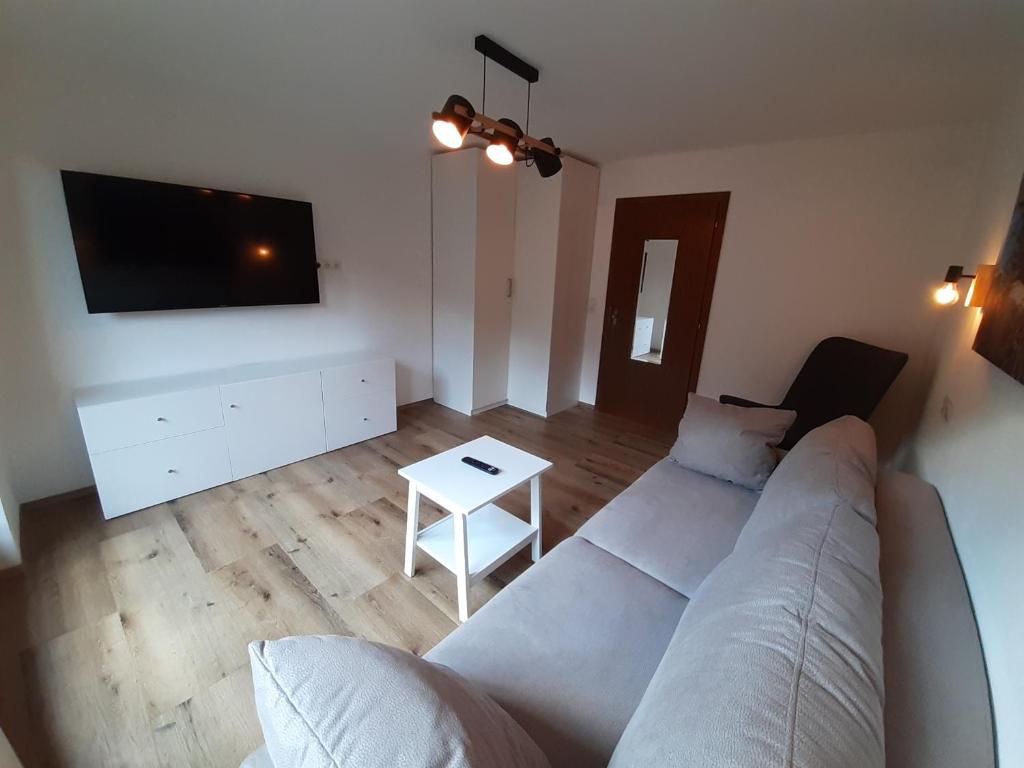 Posezení v ubytování Apart Tuxertal