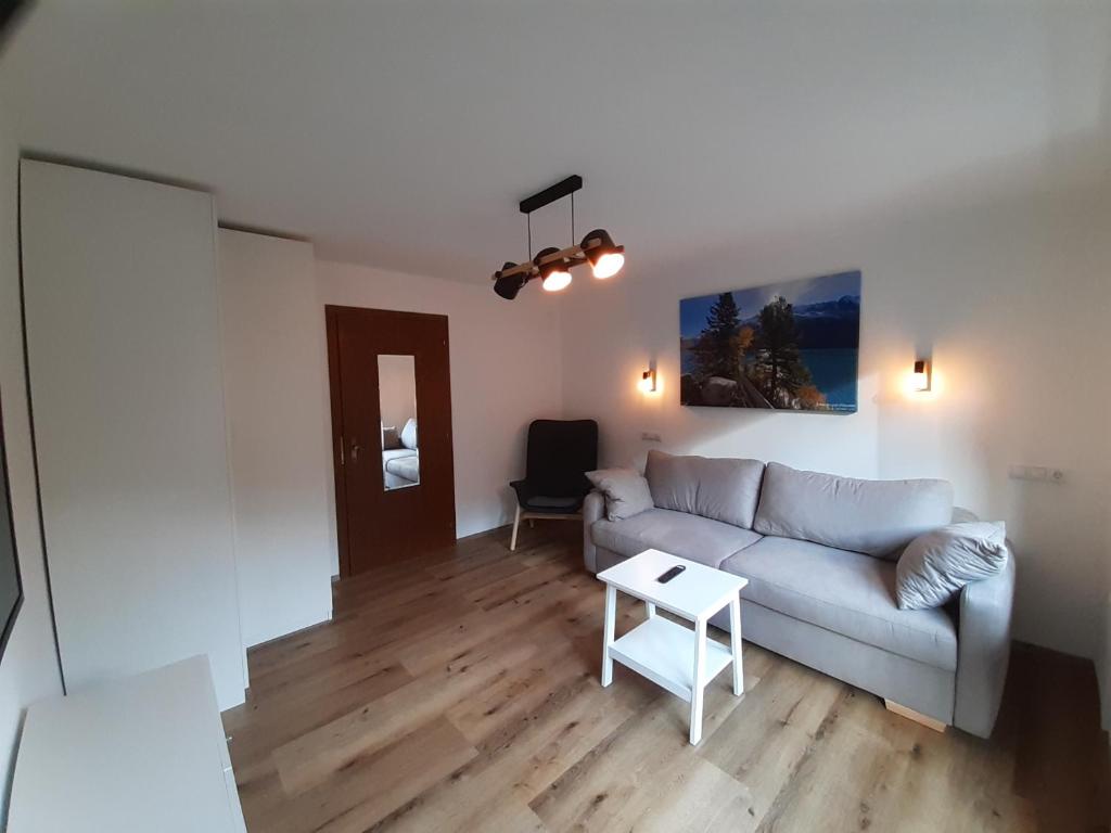 Posezení v ubytování Apart Tuxertal
