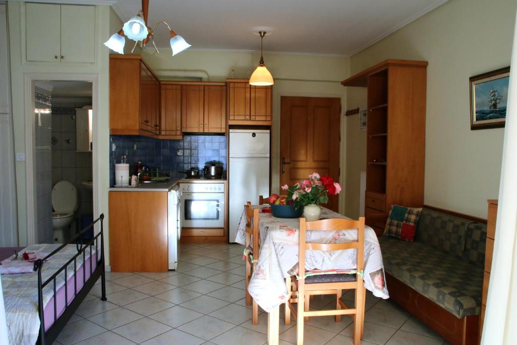 Kuchnia lub aneks kuchenny w obiekcie Nafpaktos Apartments