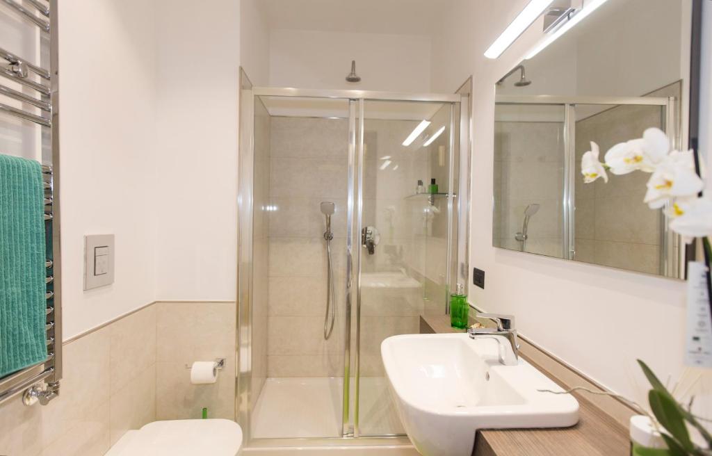 Kúpeľňa v ubytovaní N A P Experience Apartments