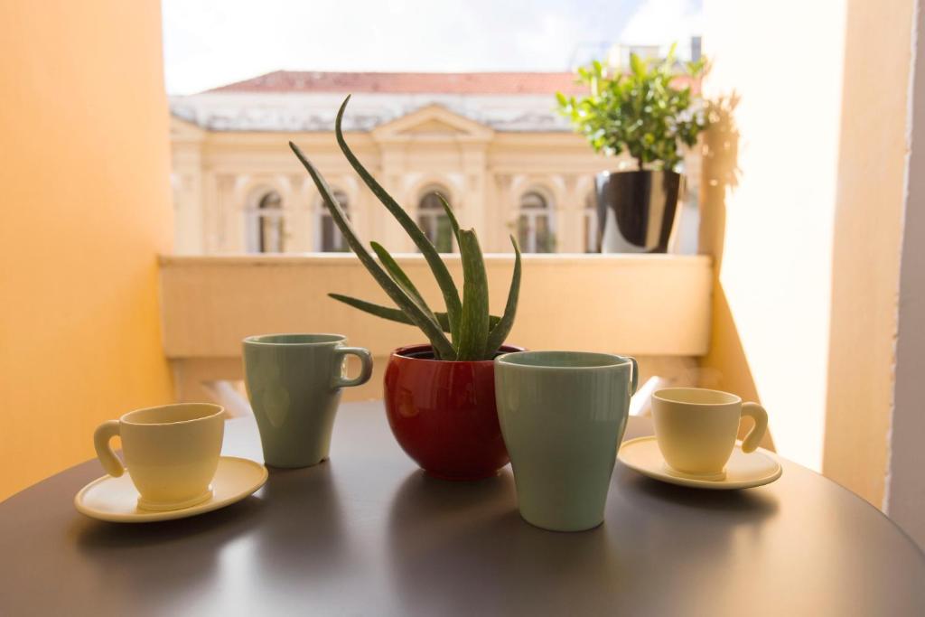 Príslušenstvo na prípravu kávy alebo čaju v ubytovaní N A P Experience Apartments