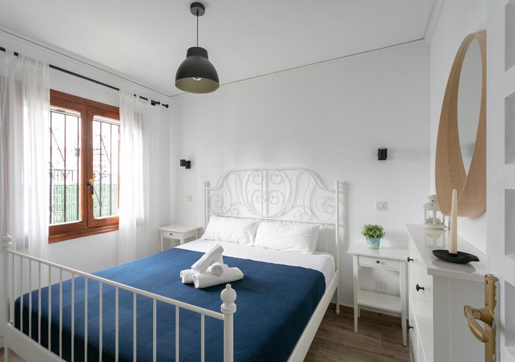Postel nebo postele na pokoji v ubytování Villa Marina