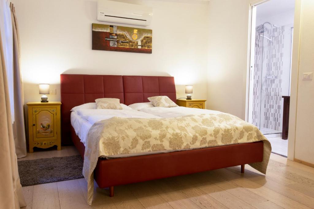 Een bed of bedden in een kamer bij Antiche Mura