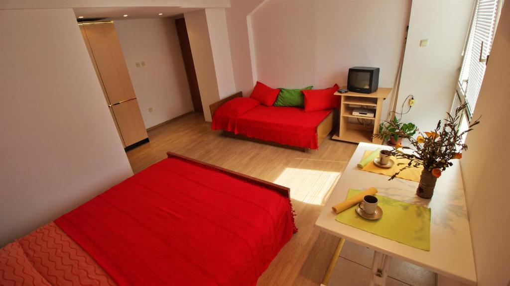 Posteľ alebo postele v izbe v ubytovaní Apartments Slado