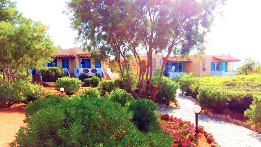 Vonkajšia záhrada v ubytovaní Zorbas Beach Village Hotel