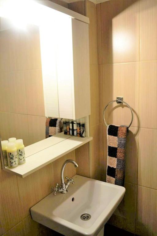 Kúpeľňa v ubytovaní Zorbas Beach Village Hotel