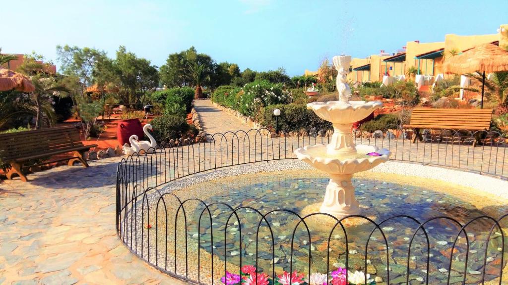 Vonkajšia záhrada v ubytovaní Zorbas Beach Village Hotel